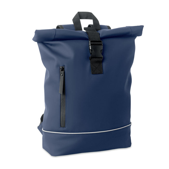 Laptop 15" roll top PU backpack