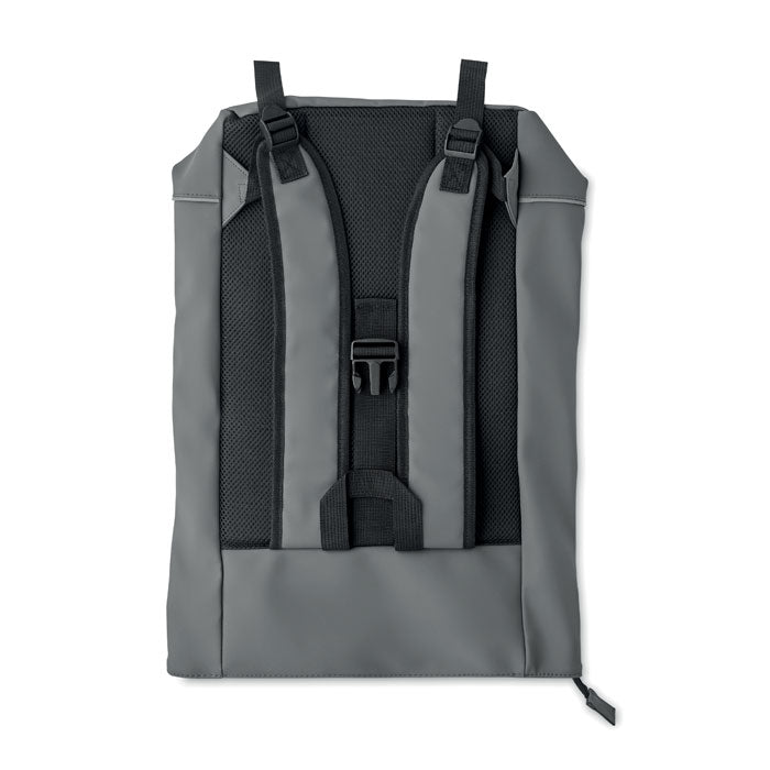 Laptop 15" roll top PU backpack