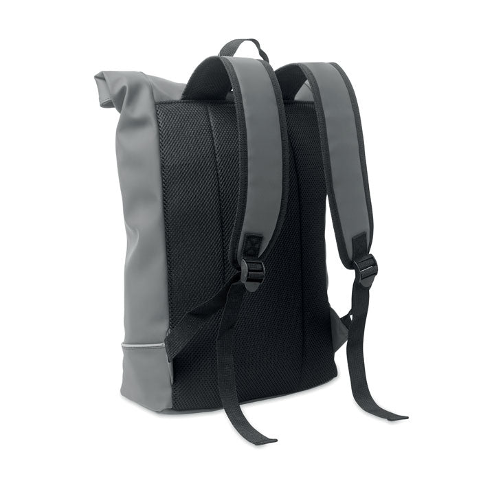 Laptop 15" roll top PU backpack