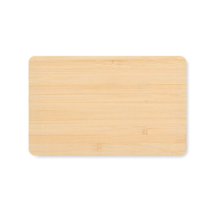 RFID card in bamboo material