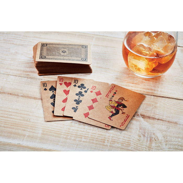 Recycled paper playing cards