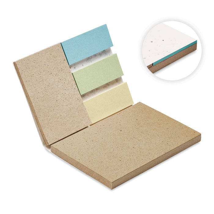 Grass/seed paper memo pad