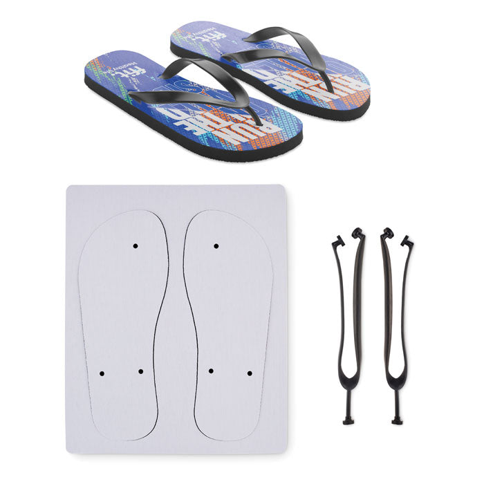 Sublimation beach slippers