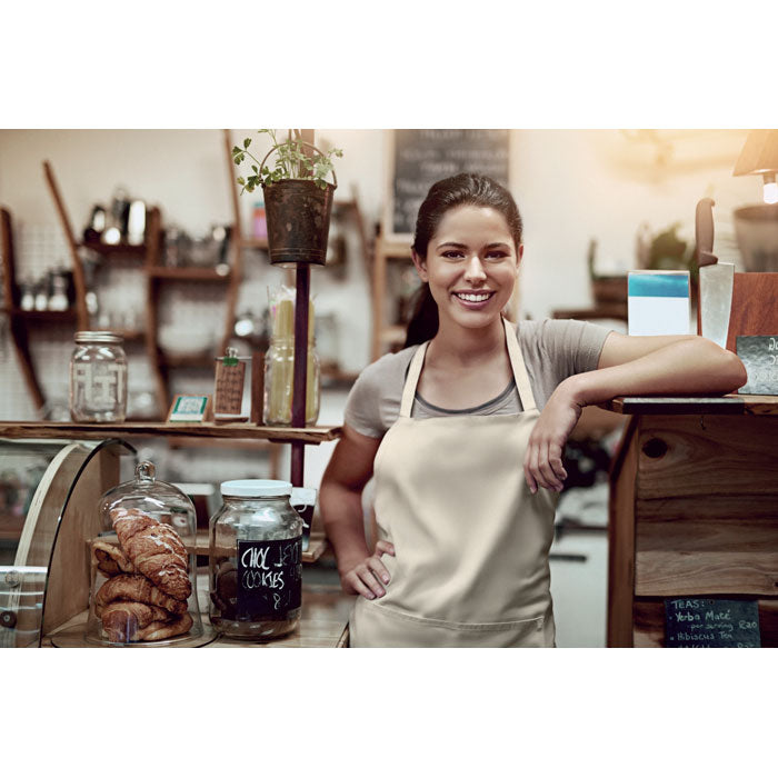 Organic cotton apron 200 gr/m²