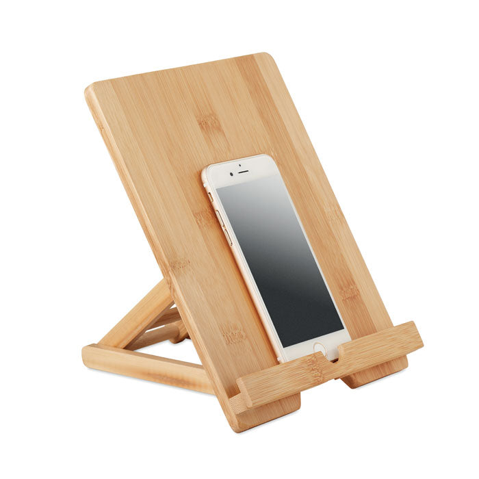 Bamboo tablet stand