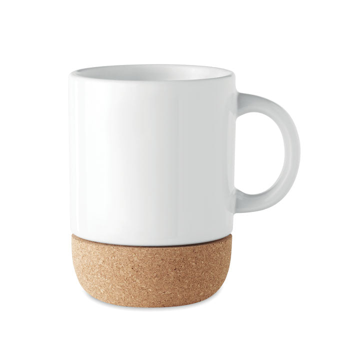 Sublimation mug with cork base