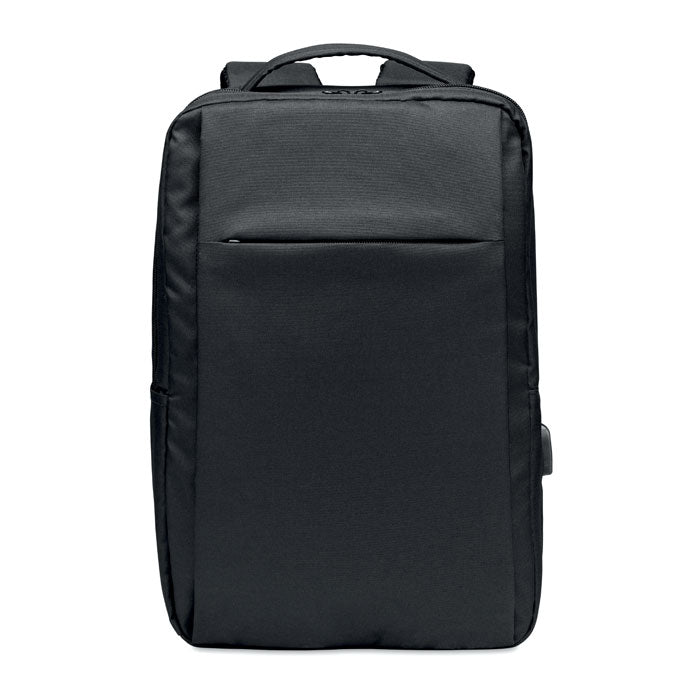 Laptop backpack in 300D RPET