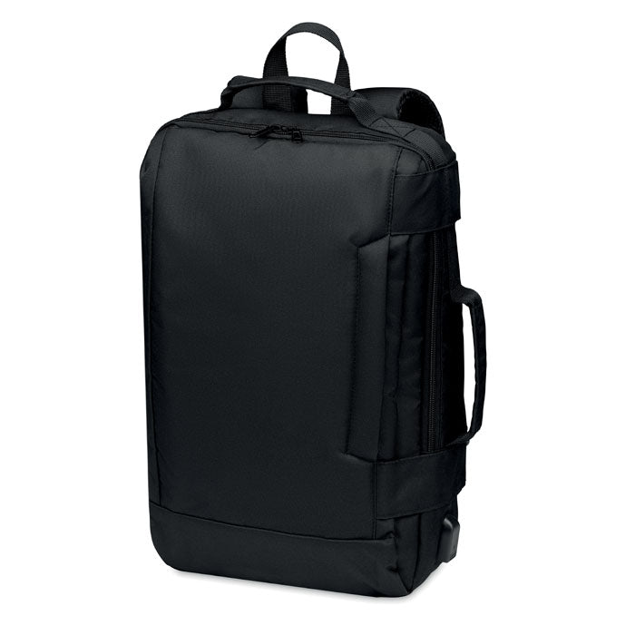 Laptop backpack in 300D RPET