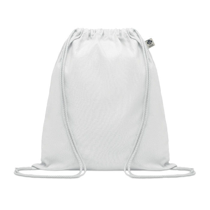 Organic cotton drawstring bag