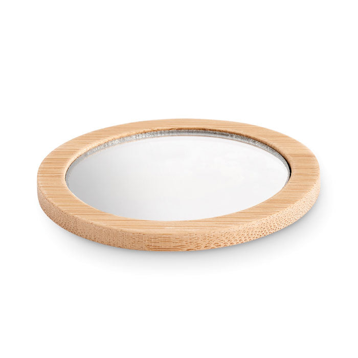 Bamboo make-up mirror