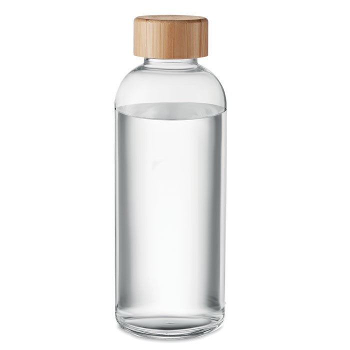 Glass bottle 650ml bamboo lid