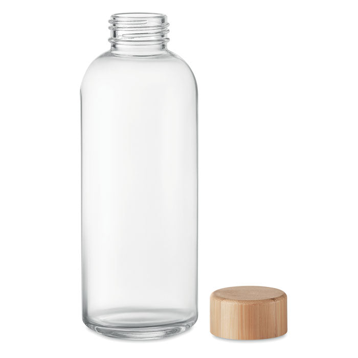 Glass bottle 650ml bamboo lid