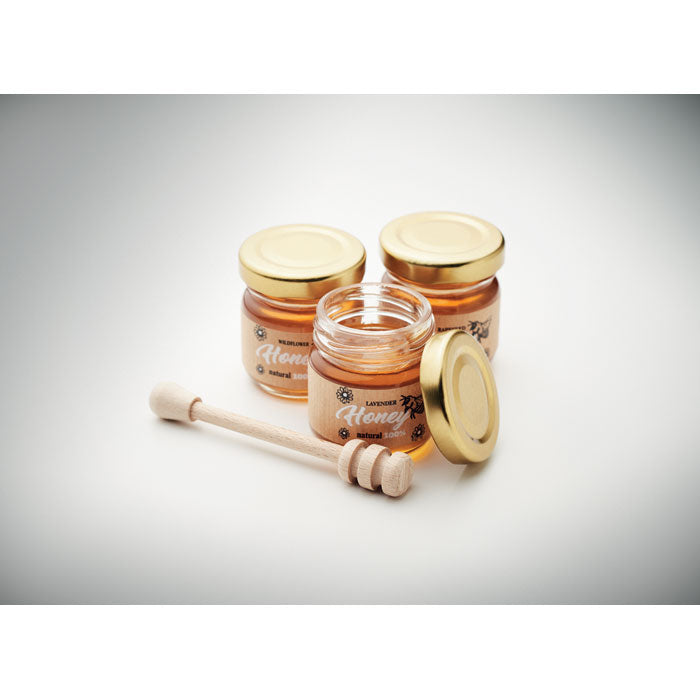 Set of 3 wildflower honey