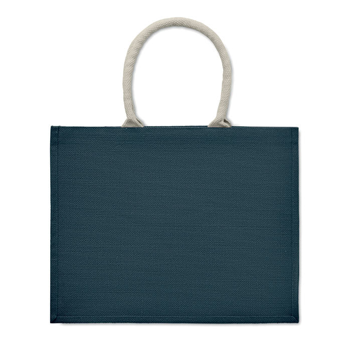 Jute bag with cotton handle