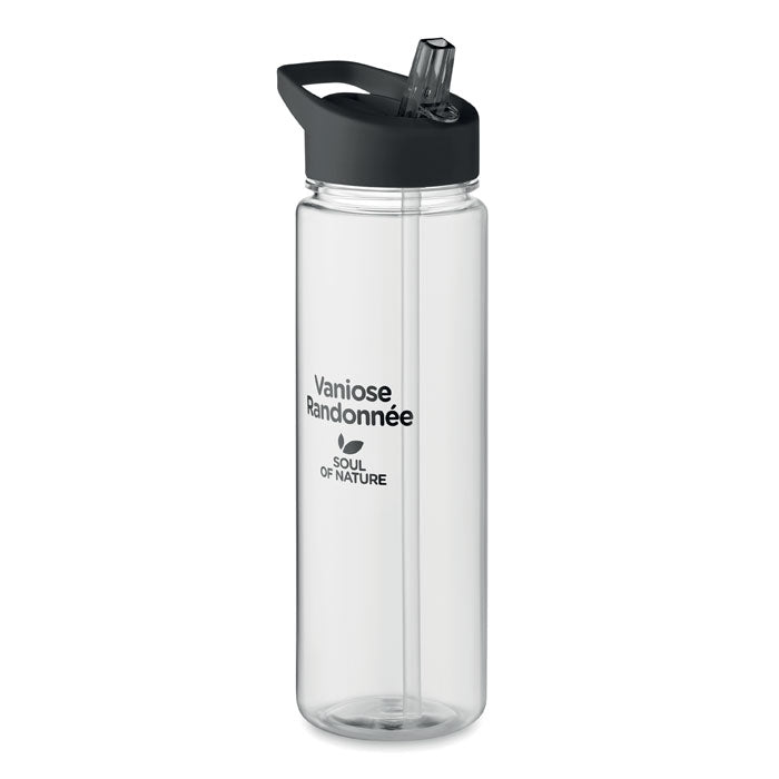 Flip Lid Water Bottle with Straw