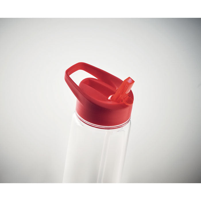 Flip Lid Water Bottle with Straw