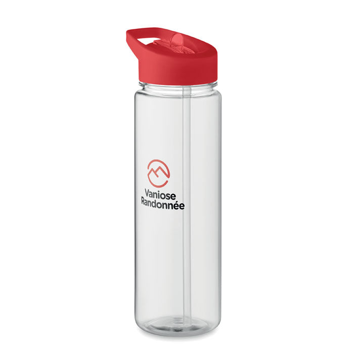 Flip Lid Water Bottle with Straw