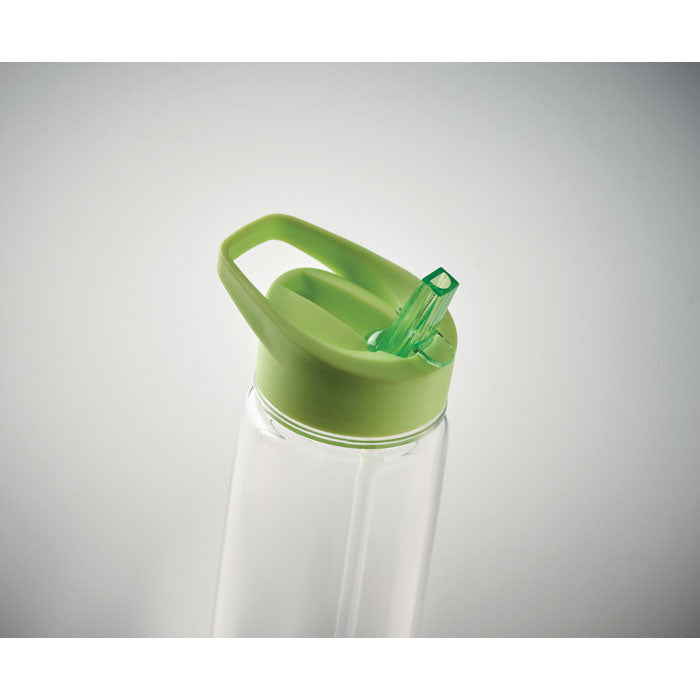Flip Lid Water Bottle with Straw