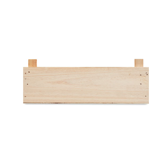 Strawberry kit in wooden crate