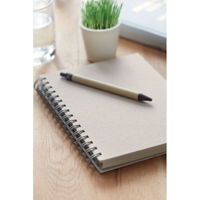 A5 grass notebook 80 lined