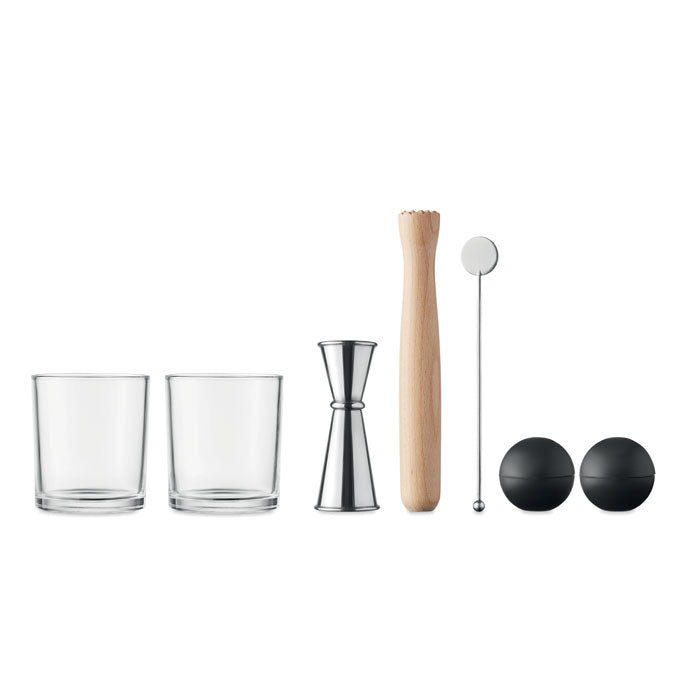 Set of 7 pieces cocktail set