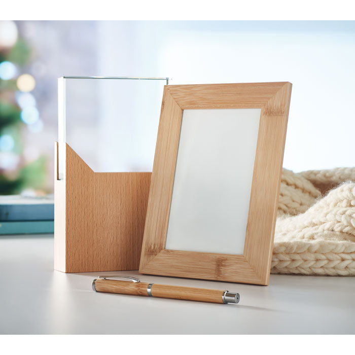 Bamboo photo frame