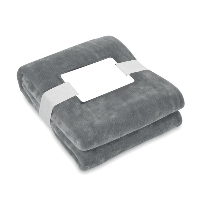 Flannel Fleece Blanket Wrapped in Ribbon