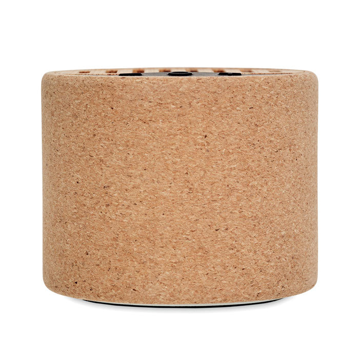 Round cork wireless speaker