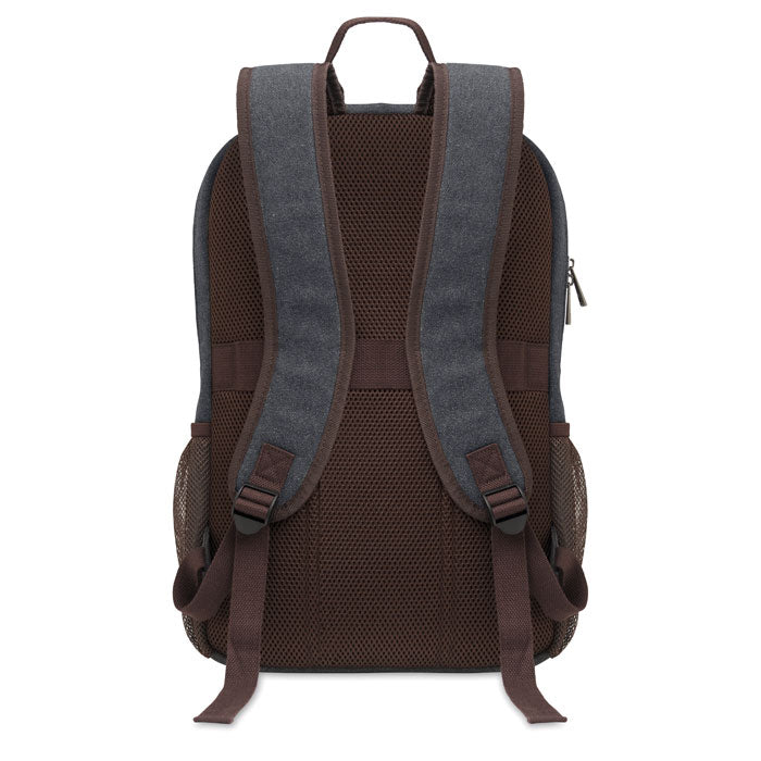 Laptop backpack in canvas