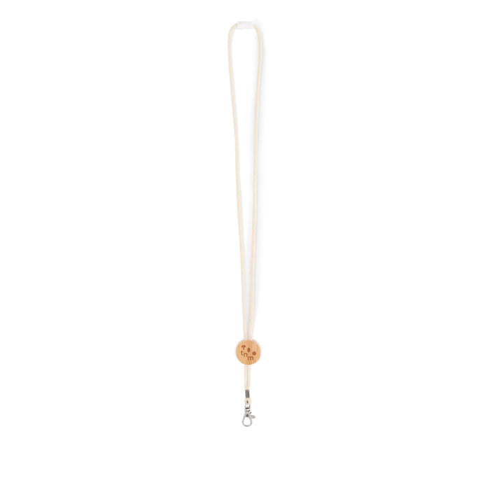 Cotton Lanyard with metal hook