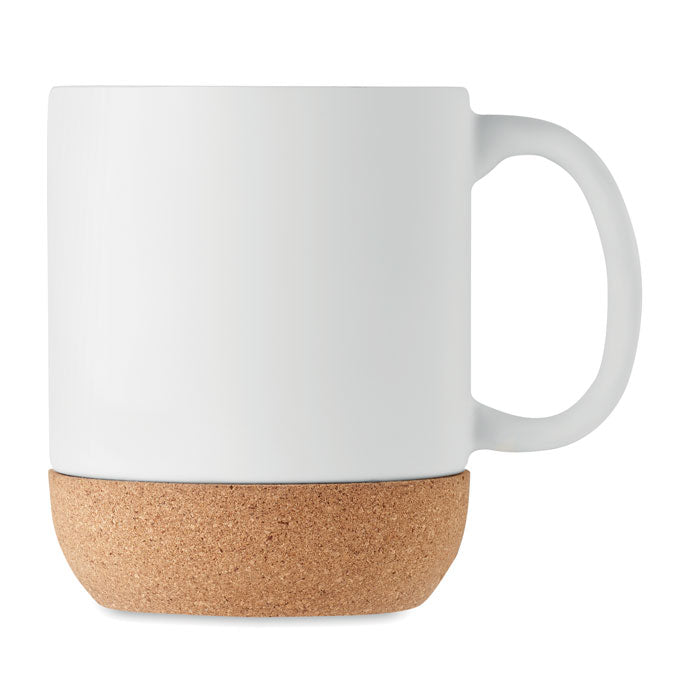 Matt ceramic cork mug 300 ml