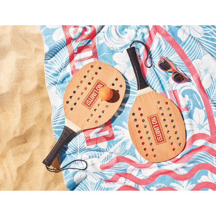 Rosewood beach tennis set