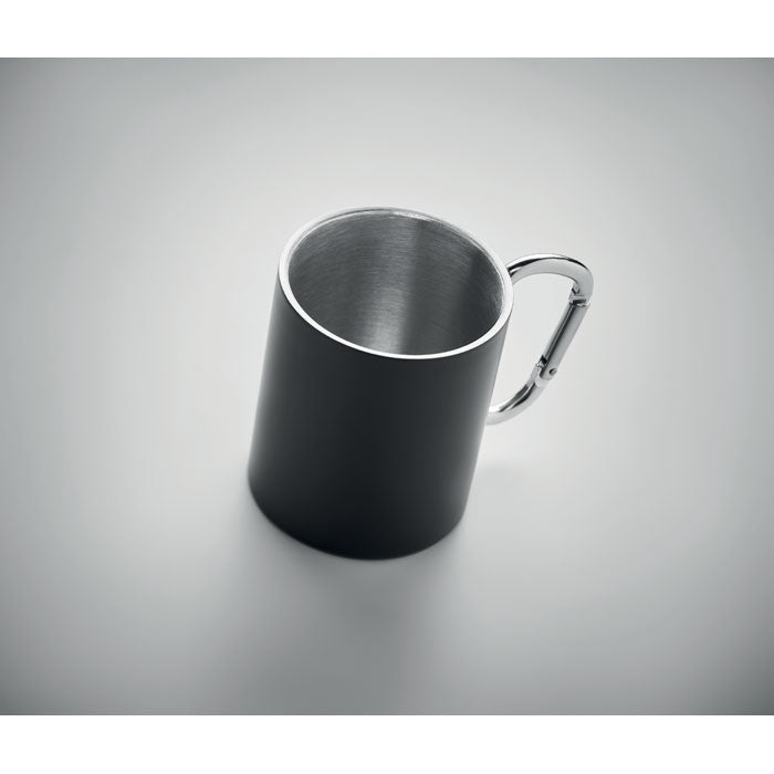 Double wall metal mug 300 ml