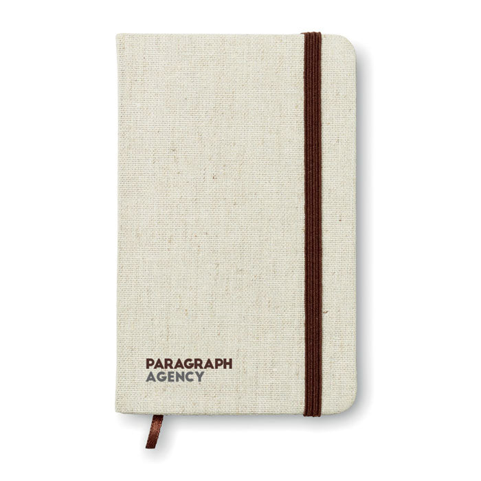 A6 canvas notebook lined