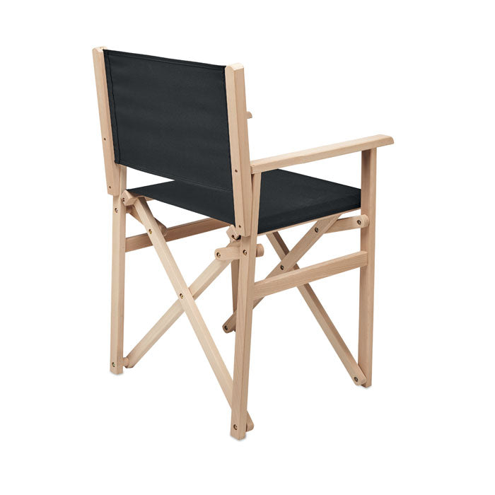 Foldable wooden beach chair