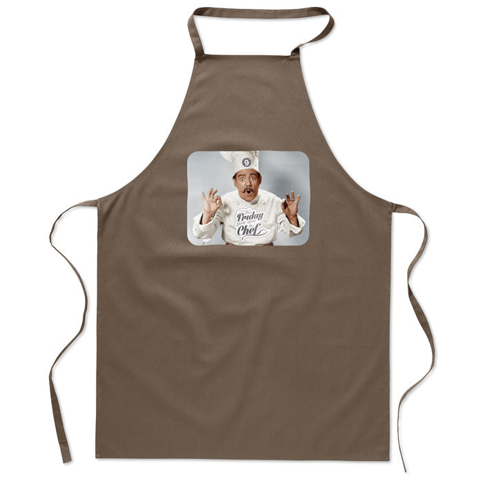 Kitchen apron in cotton