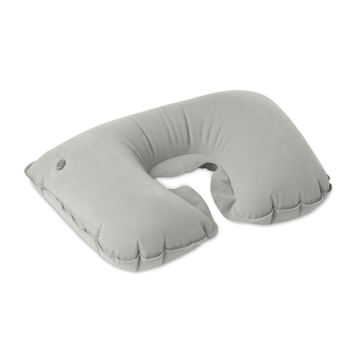 Inflatable pillow in pouch