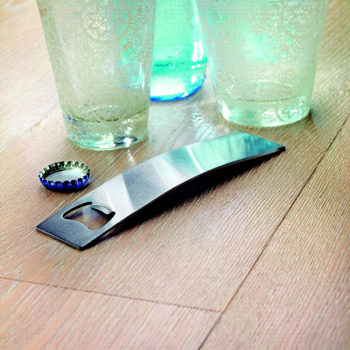 Stainless steel bottle opener