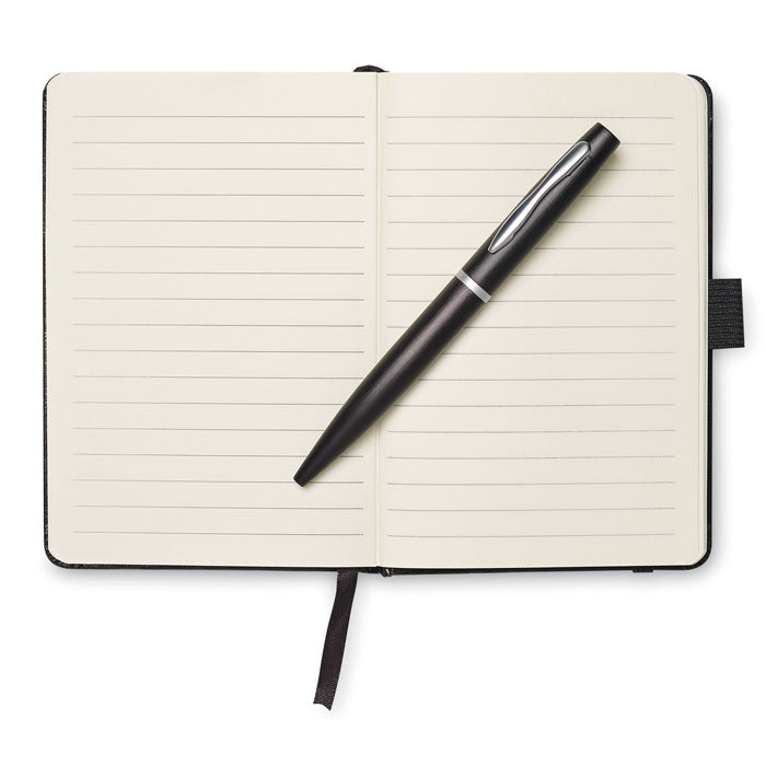 A6 notebook with pen 72 lined