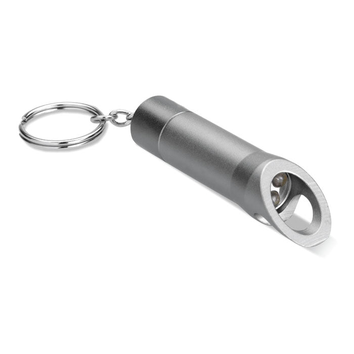 Metal torch key ring