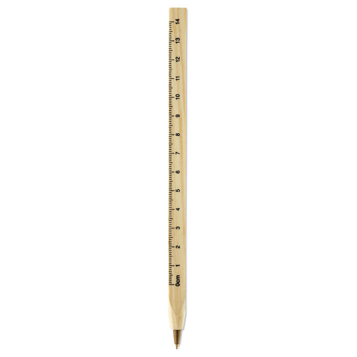 Wooden ruler pen