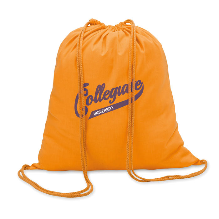 100gr/m² cotton drawstring bag