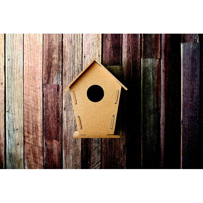 Wooden bird house