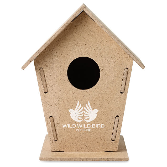 Wooden bird house