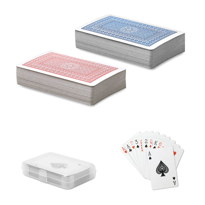 Playing cards in pp case