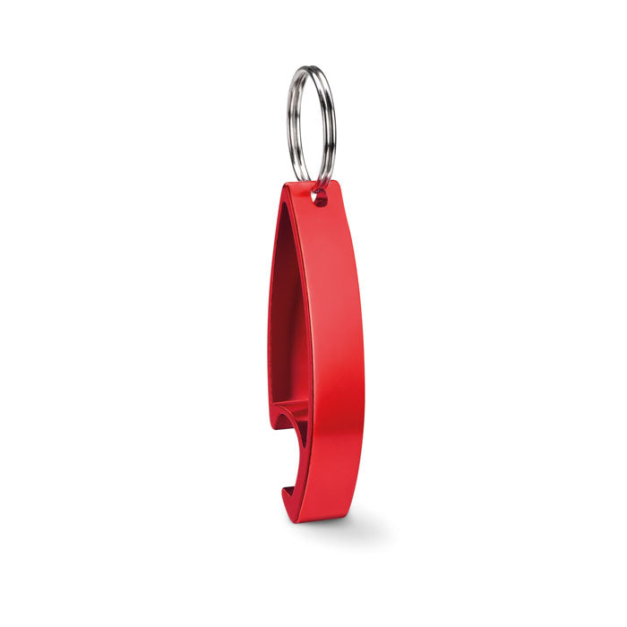 Key ring bottle opener