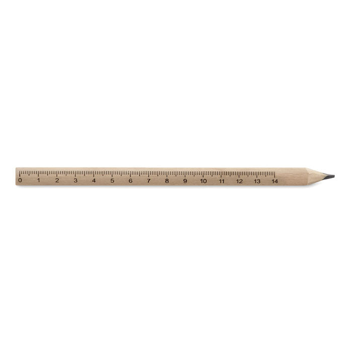 Carpenters pencil with ruler