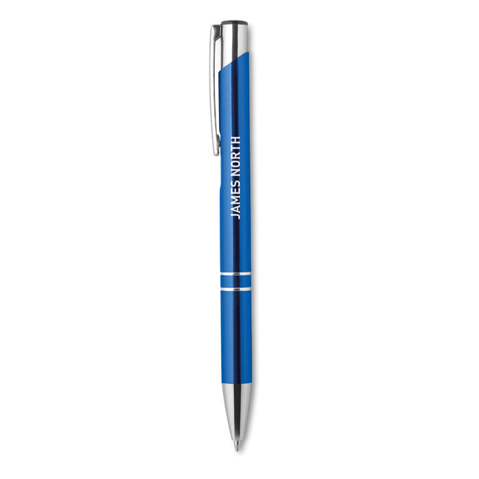 Push button aluminium pen