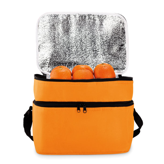 Cooler bag with 2 compartments