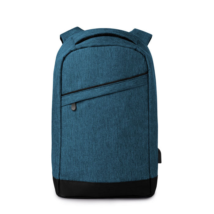 2 tone backpack incl USB plug